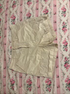Hang Ten Cream Corduroy Bermuda Shorts